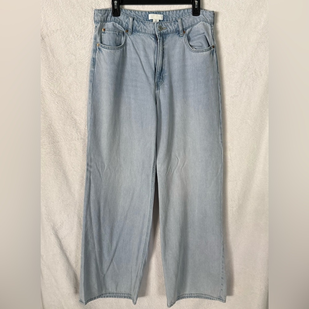 Light Blue H&M Wide leg Denim Jeans